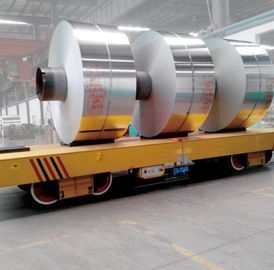 Chariot en acier de couche horizontale de manipulation de tube de charge lourde de 63 tonnes pour transporter les cargaisons lourdes