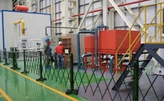 Transformateur d'alimentation mourant four avec pompe à vide et pompe à racines