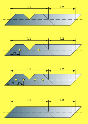 V perforation transformateur machine de découpe de noyau de 45 degrés perçage de trous de coupe