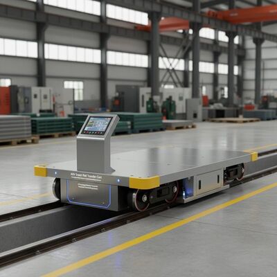 Chariot de transfert intelligent AGV avec capacité de chargement de 10 tonnes, vitesse de transfert de 30 m/min et alimenté par batterie pour l'automatisation industrielle